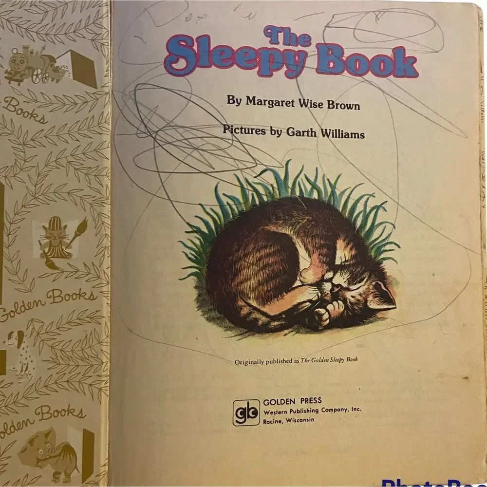 Little Golden Book The Sleepy Junk Journal Book Hardcover Margaret Wise Brown 81
